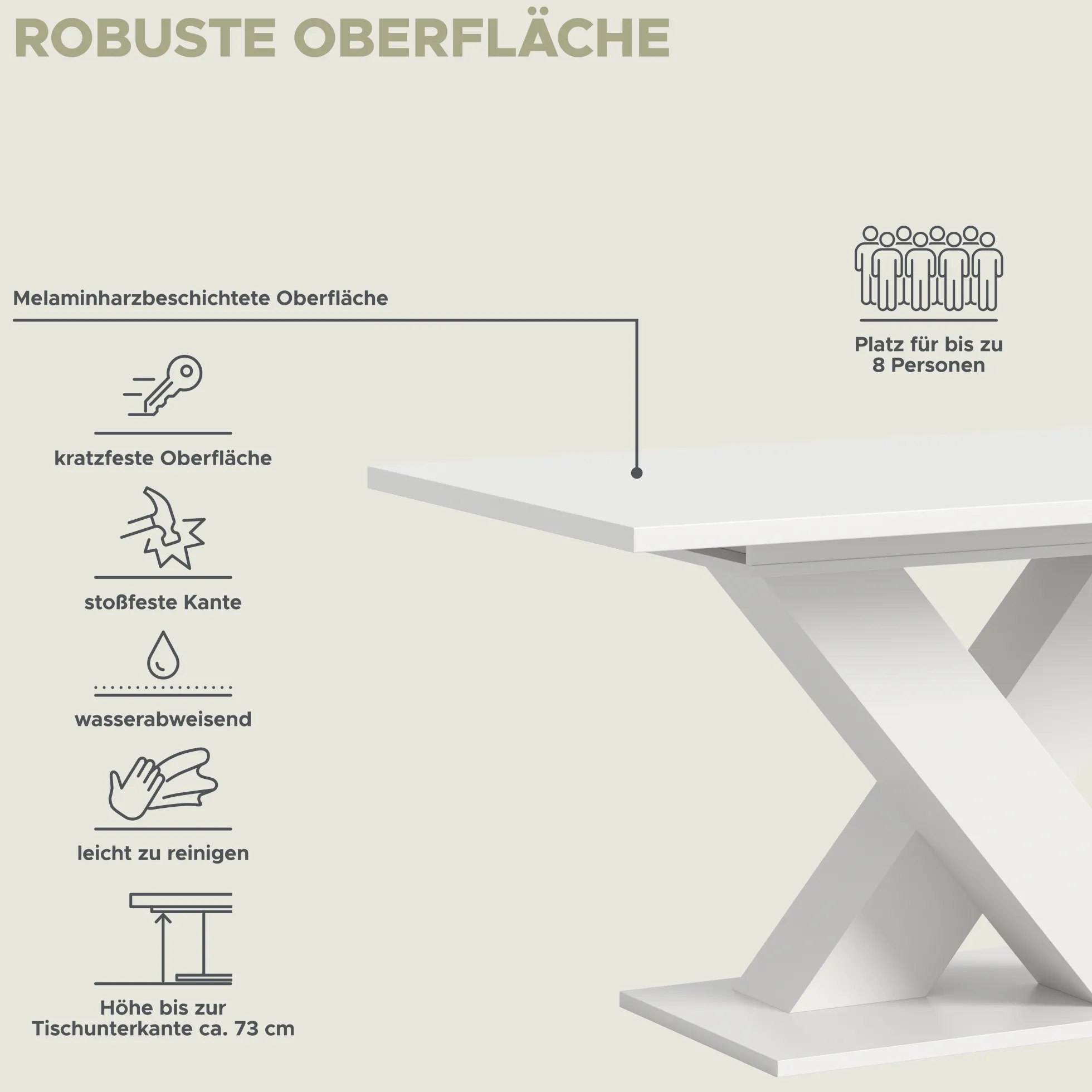 Ausziehbarer Esstisch MOTION
