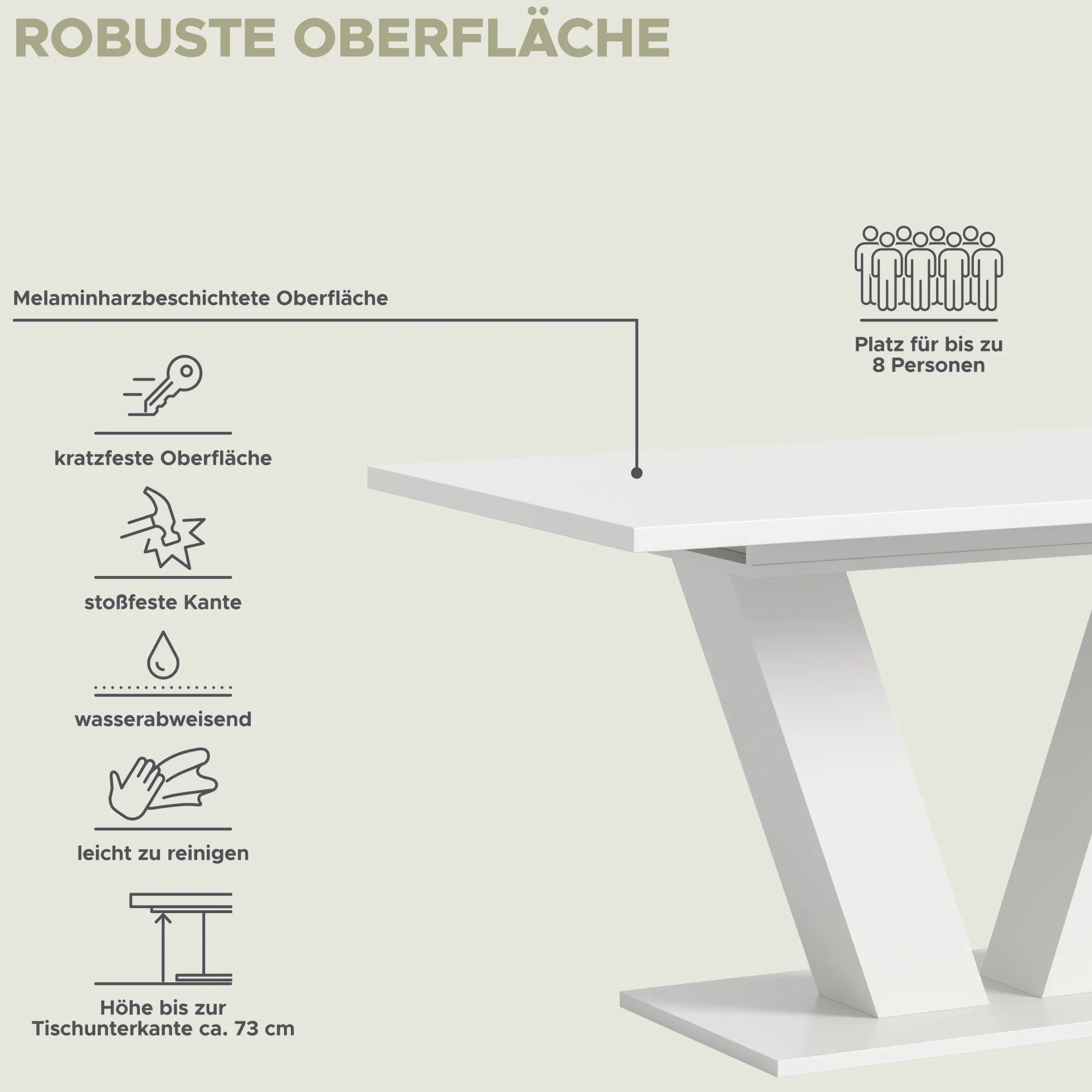 Ausziehbarer Esstisch MOTION