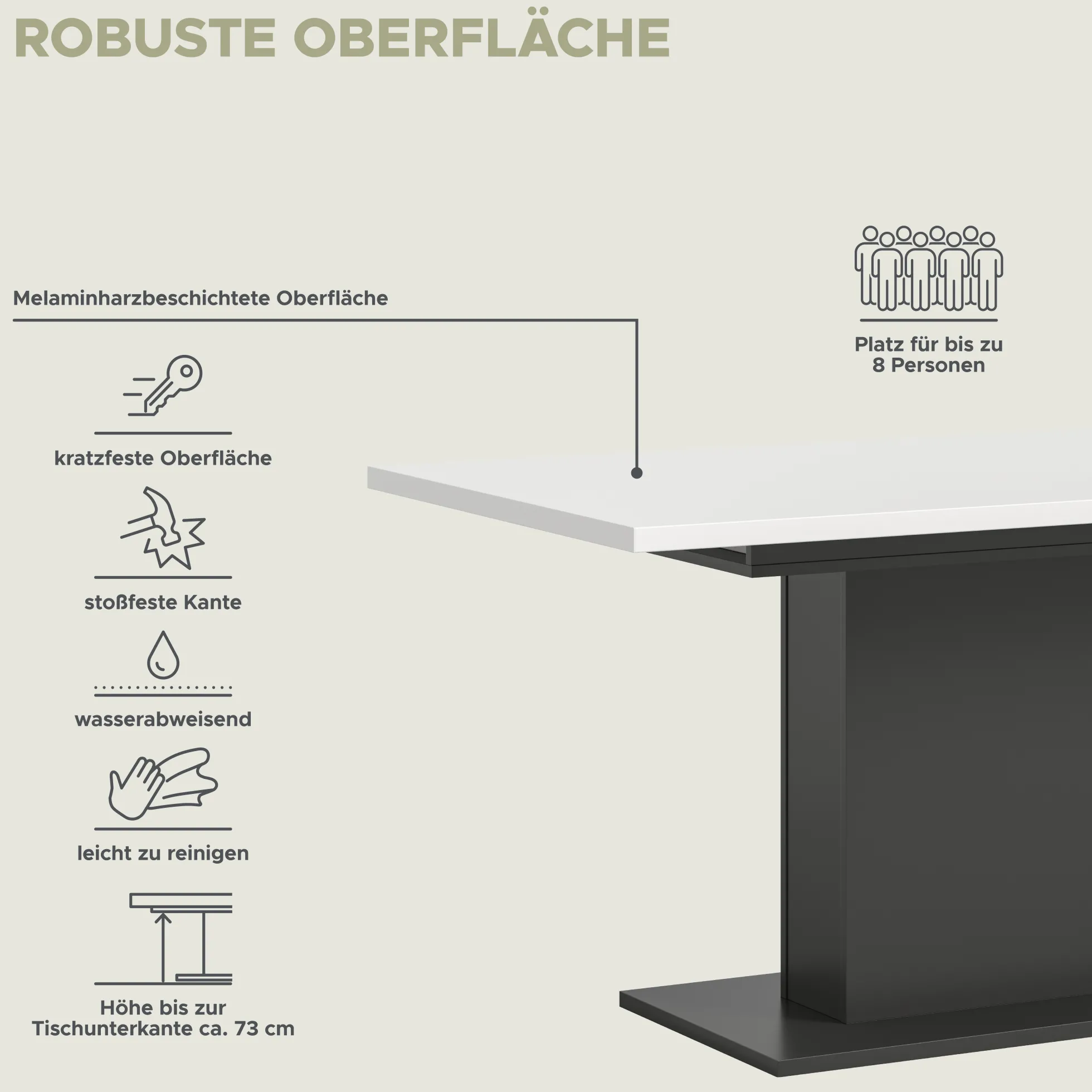 Ausziehbarer Esstisch MOTION