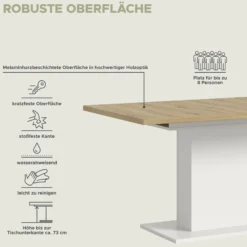 Ausziehbarer Esstisch MOTION