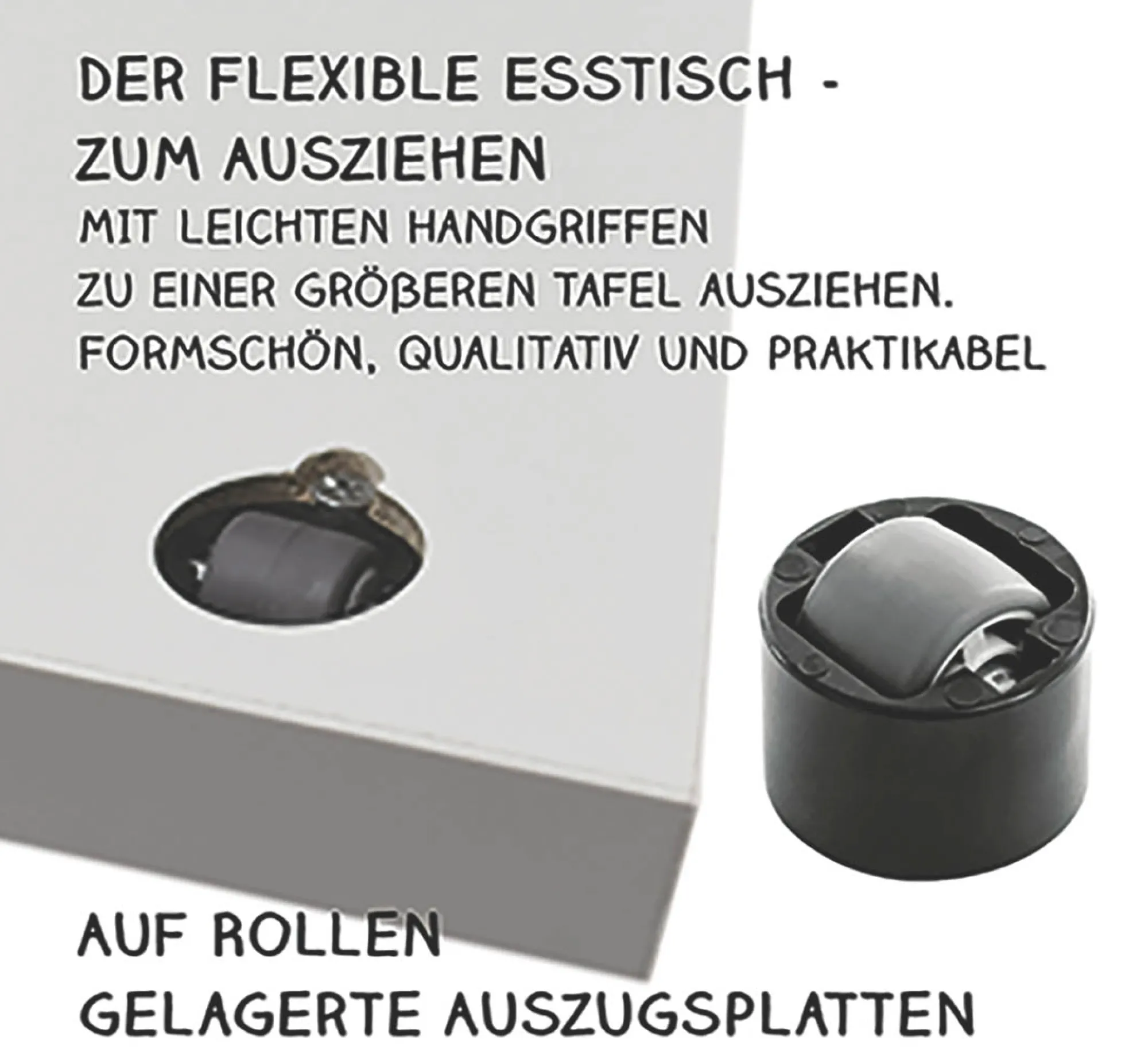 Ausziehbarer Esstisch PORTMORE