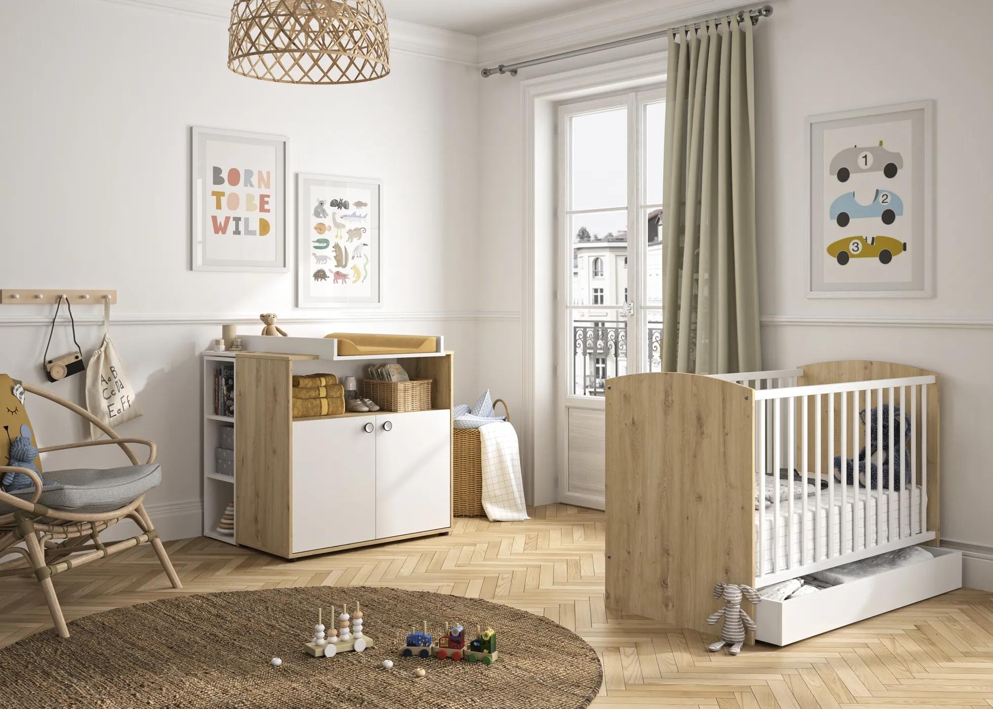 Babyzimmer 5-teilig ARTHUR