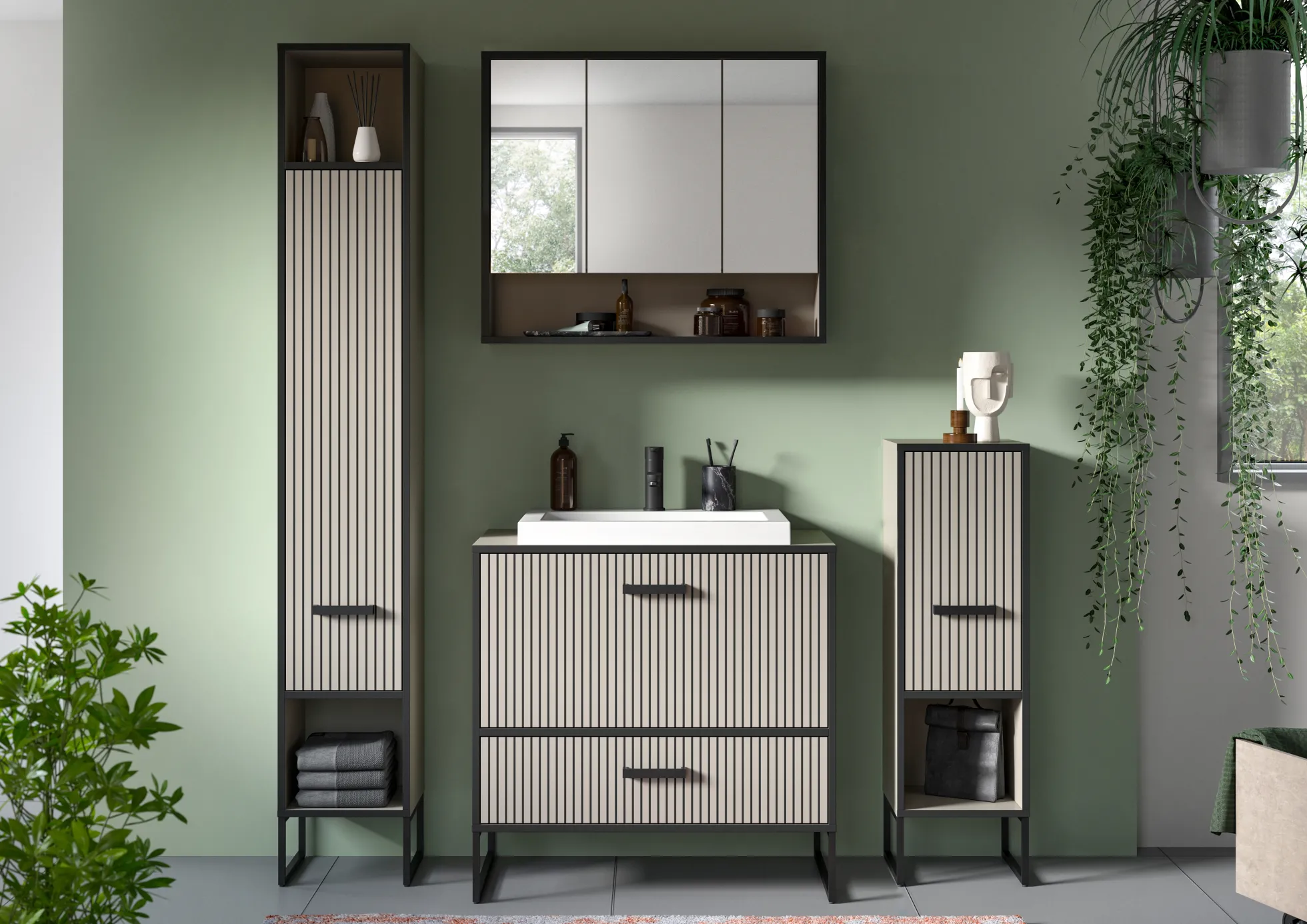 Badkombination 5-teilig BAGNO