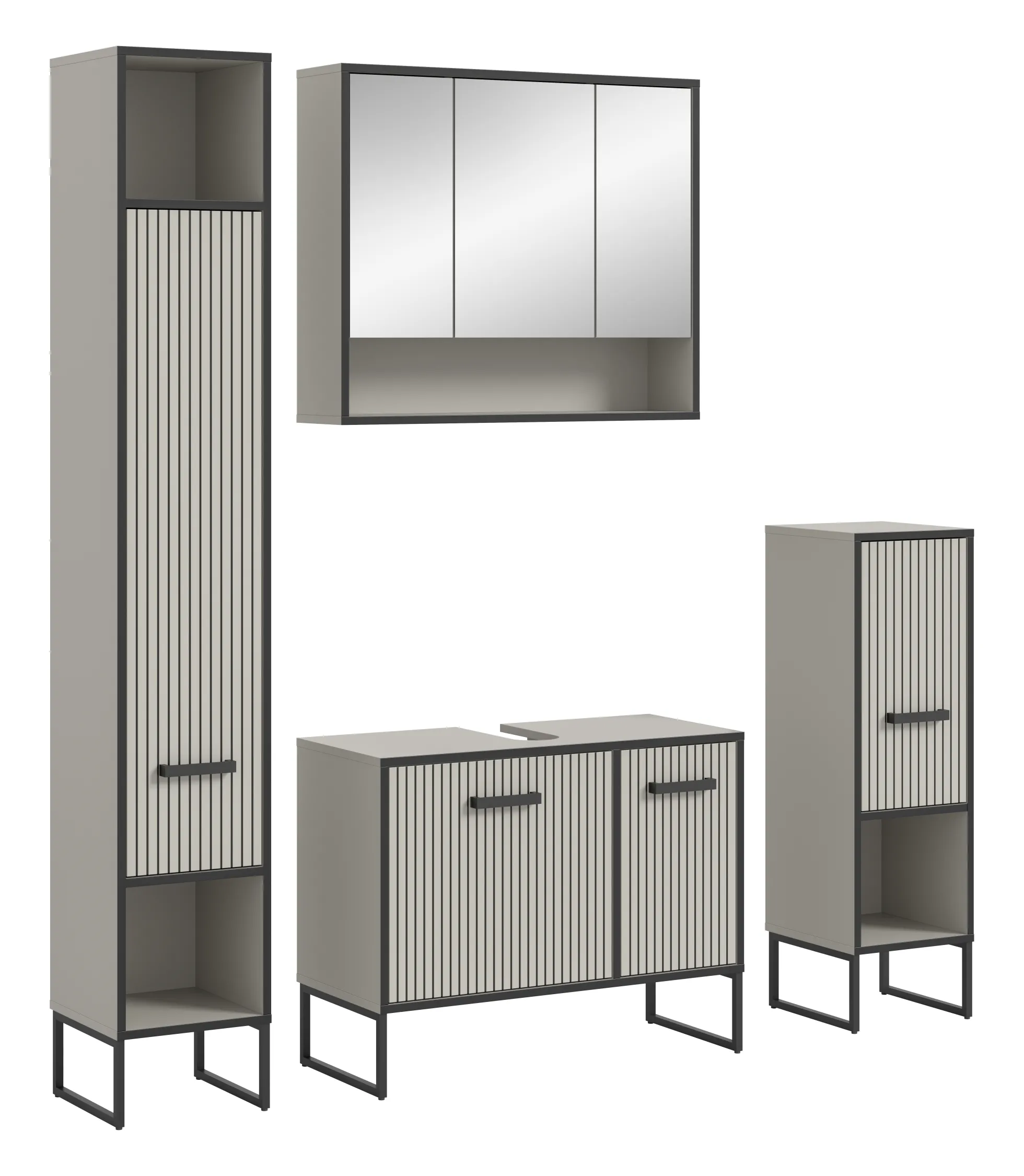 Badkombination 4-teilig BAGNO