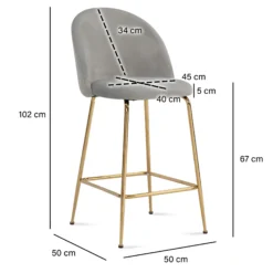 Barhocker 2er-Set WOHNLING