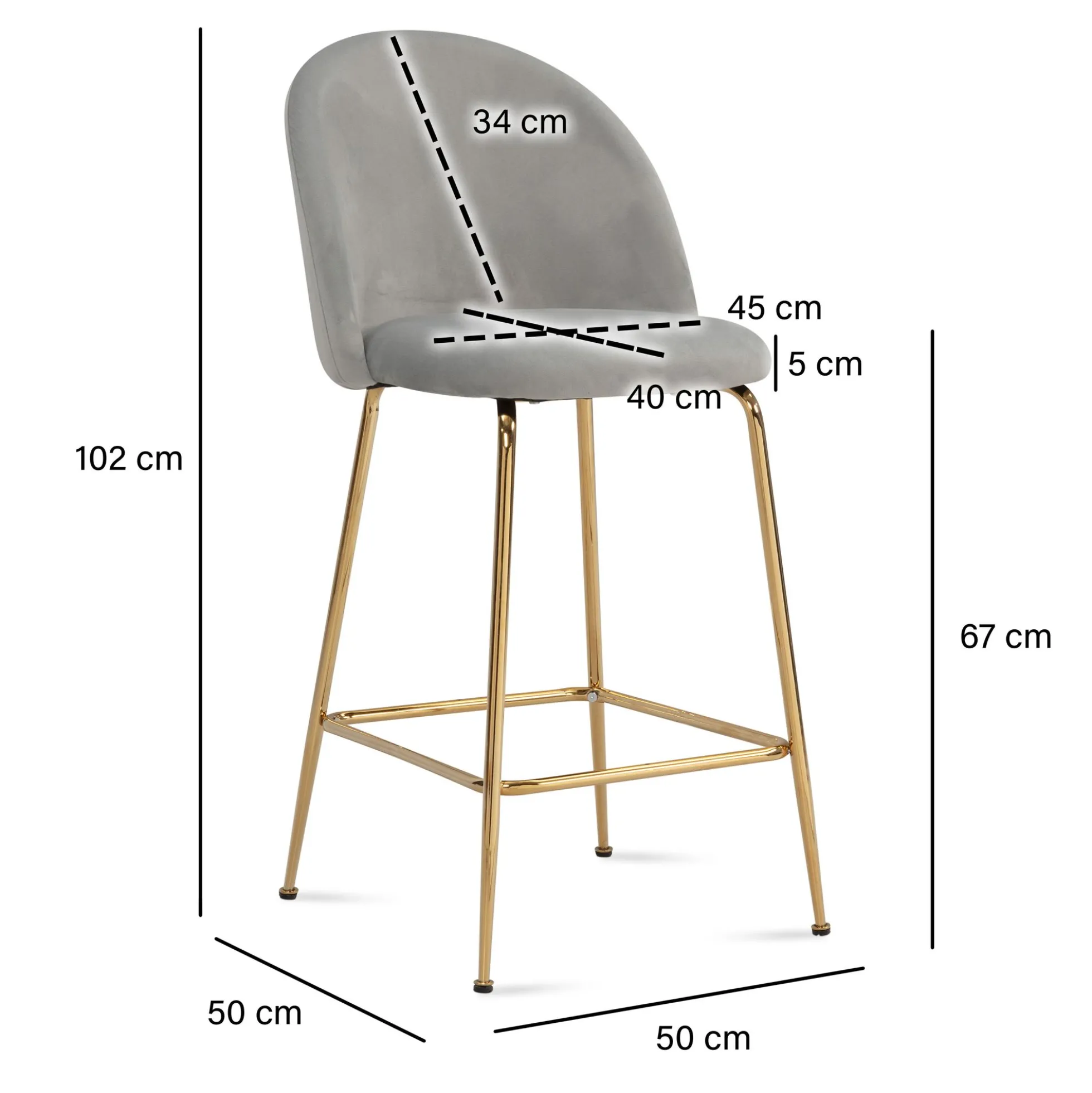 Barhocker 2er-Set WOHNLING