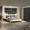 Bettanlage mit Sitzbank ESTEBAN