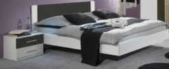 Bett mit Nachtkommoden NORA