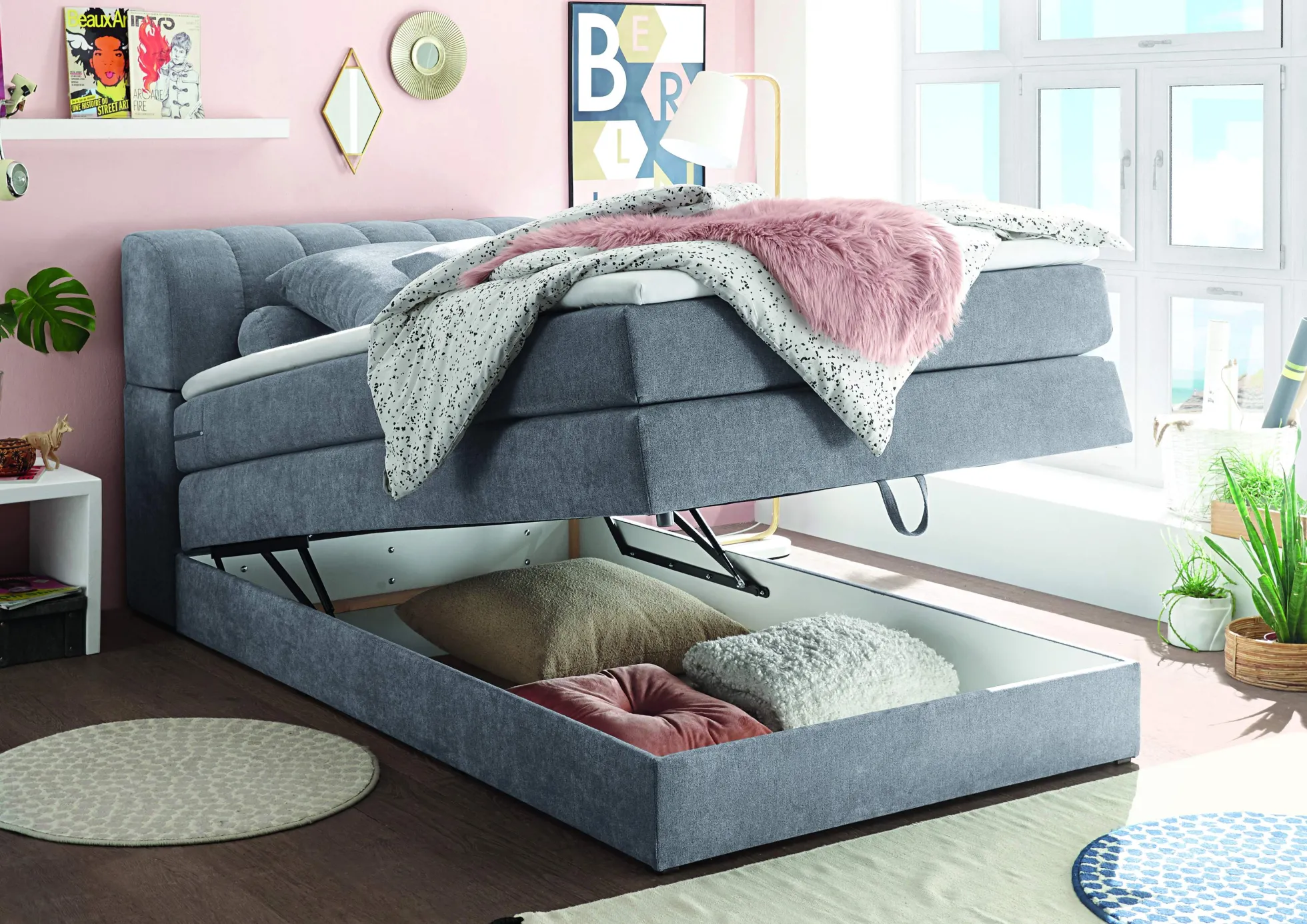 Boxspringbett 120 x 200 cm BILBAO 1