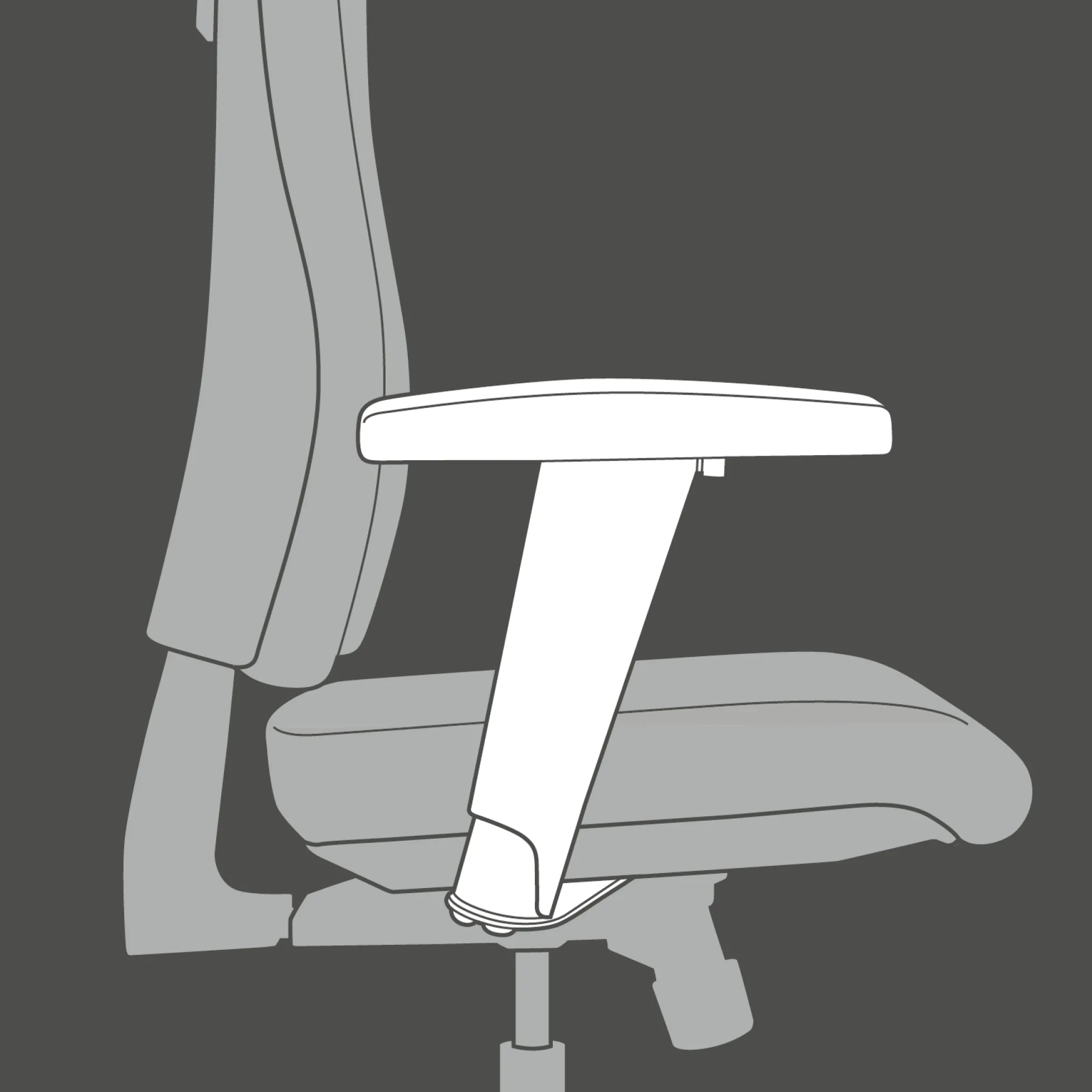 Bürodrehstuhl LINEA 80