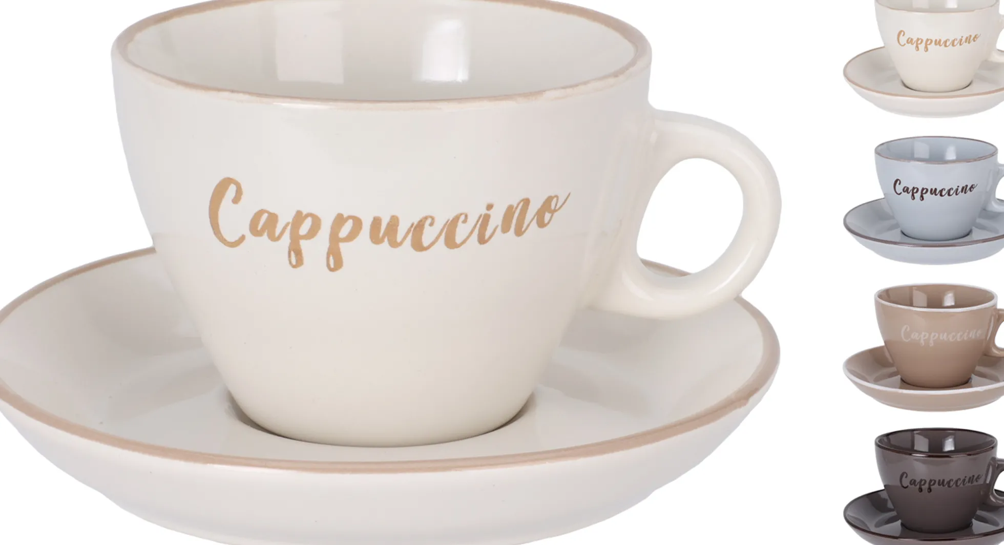 Cappuccinotasse mit Untertasse EH