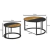 Couchtische 2er-Set DOI KIO RAI-MONG