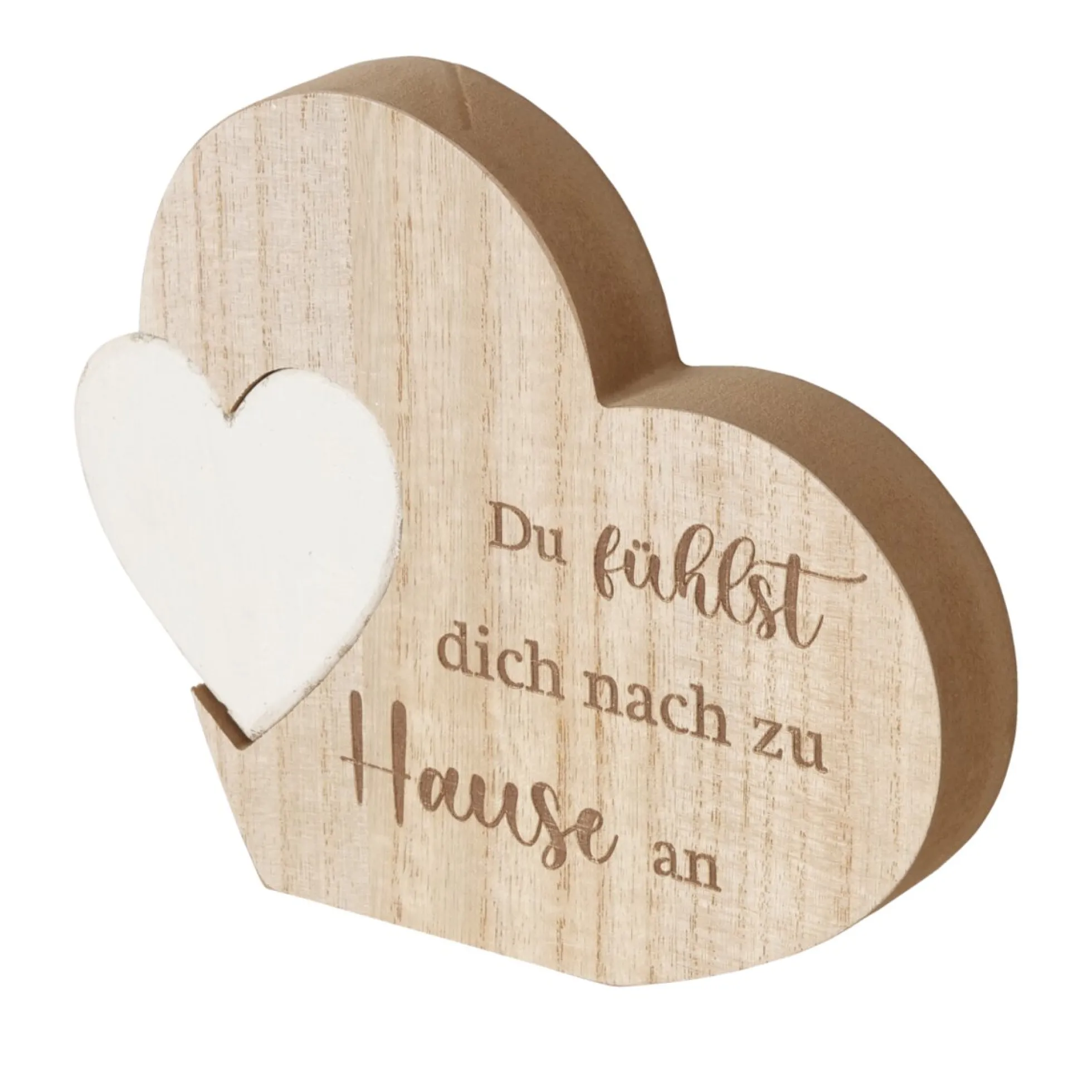 Dekoaufsteller Herz ZUHAUSE