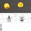 Draht mit 20 LED Halloween HALLOWEEN