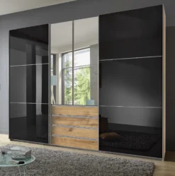 Dreh-/Schwebetürenschrank MAGIC GLAS
