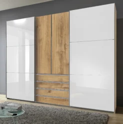 Dreh-/Schwebetürenschrank MAGIC GLAS