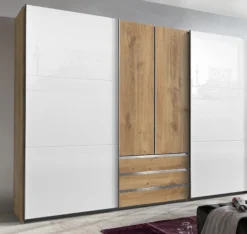 Dreh-/Schwebetürenschrank MAGIC GLAS