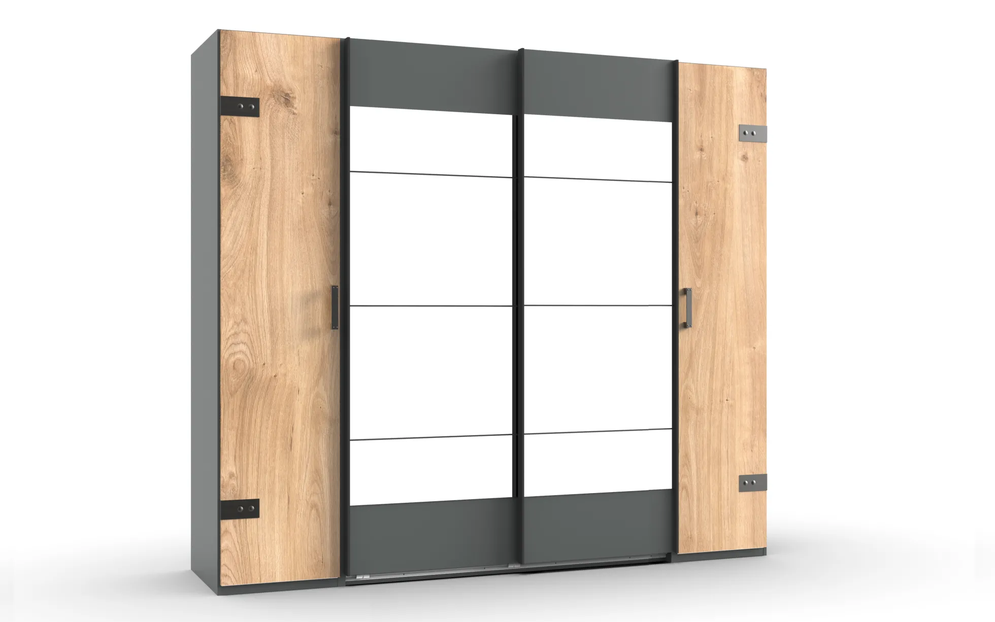 Dreh-/Schwebetürenschrank STOCKHOLM