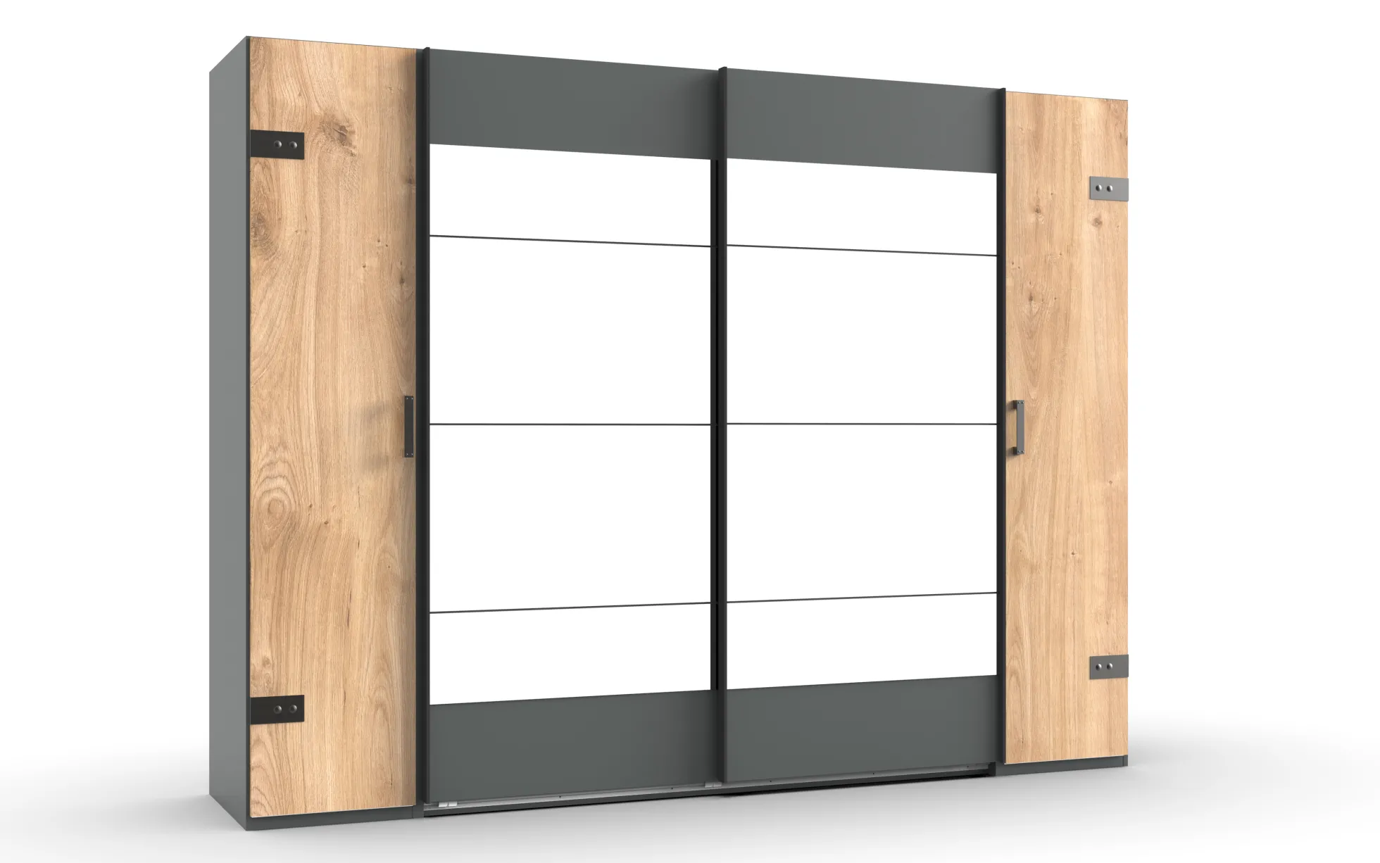 Dreh-/Schwebetürenschrank STOCKHOLM