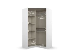 Drehtüren-Eckschrank AGUALVA-CACEM