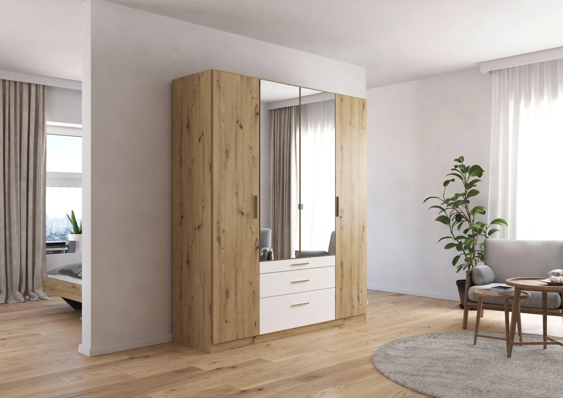 Drehtürenschrank ABRANTES