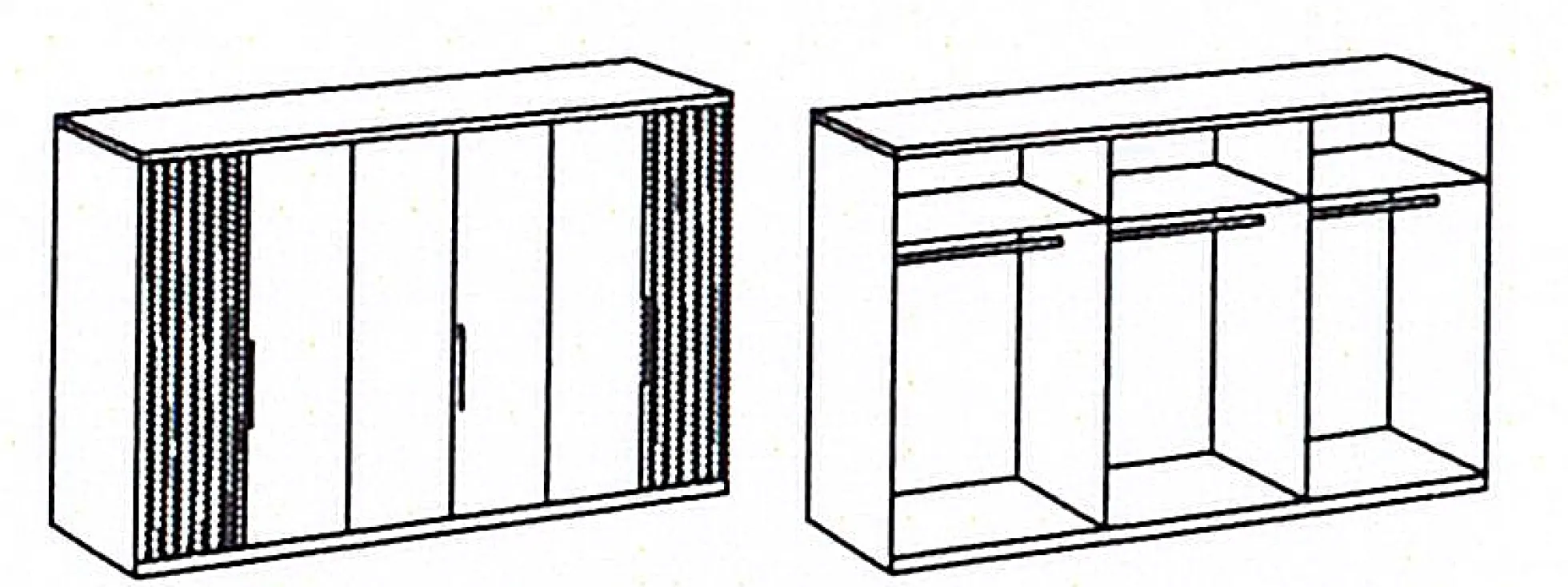 Drehtürenschrank ANDORRA