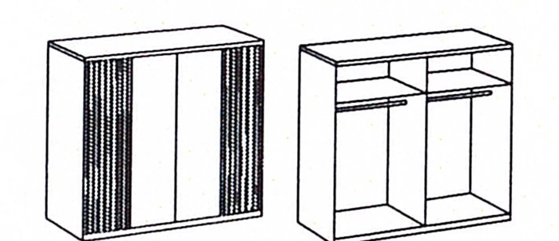 Drehtürenschrank ANDORRA