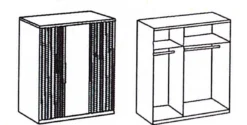 Drehtürenschrank ANDORRA