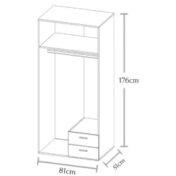 Drehtürenschrank BASE 2