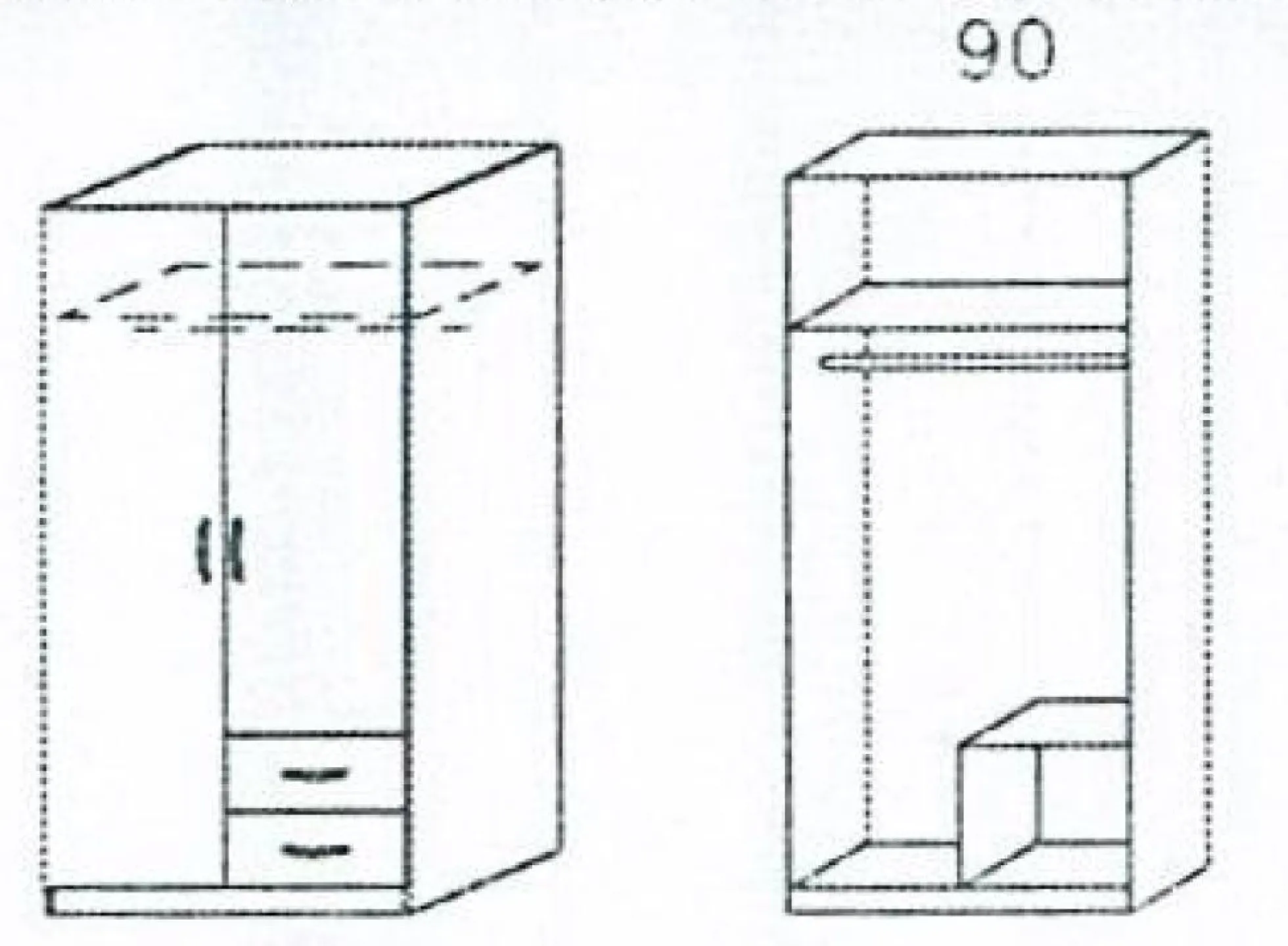 Drehtürenschrank CASE