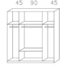 Drehtürenschrank CASE
