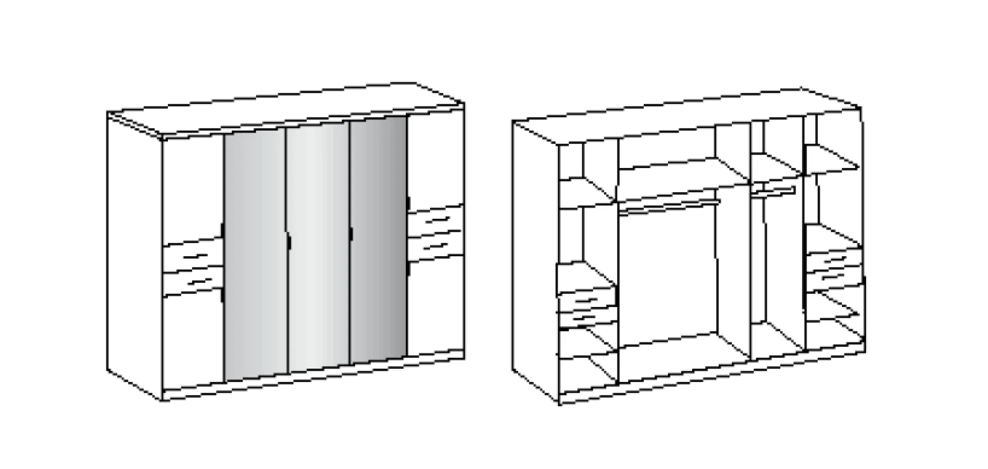 Drehtürenschrank DANZIG