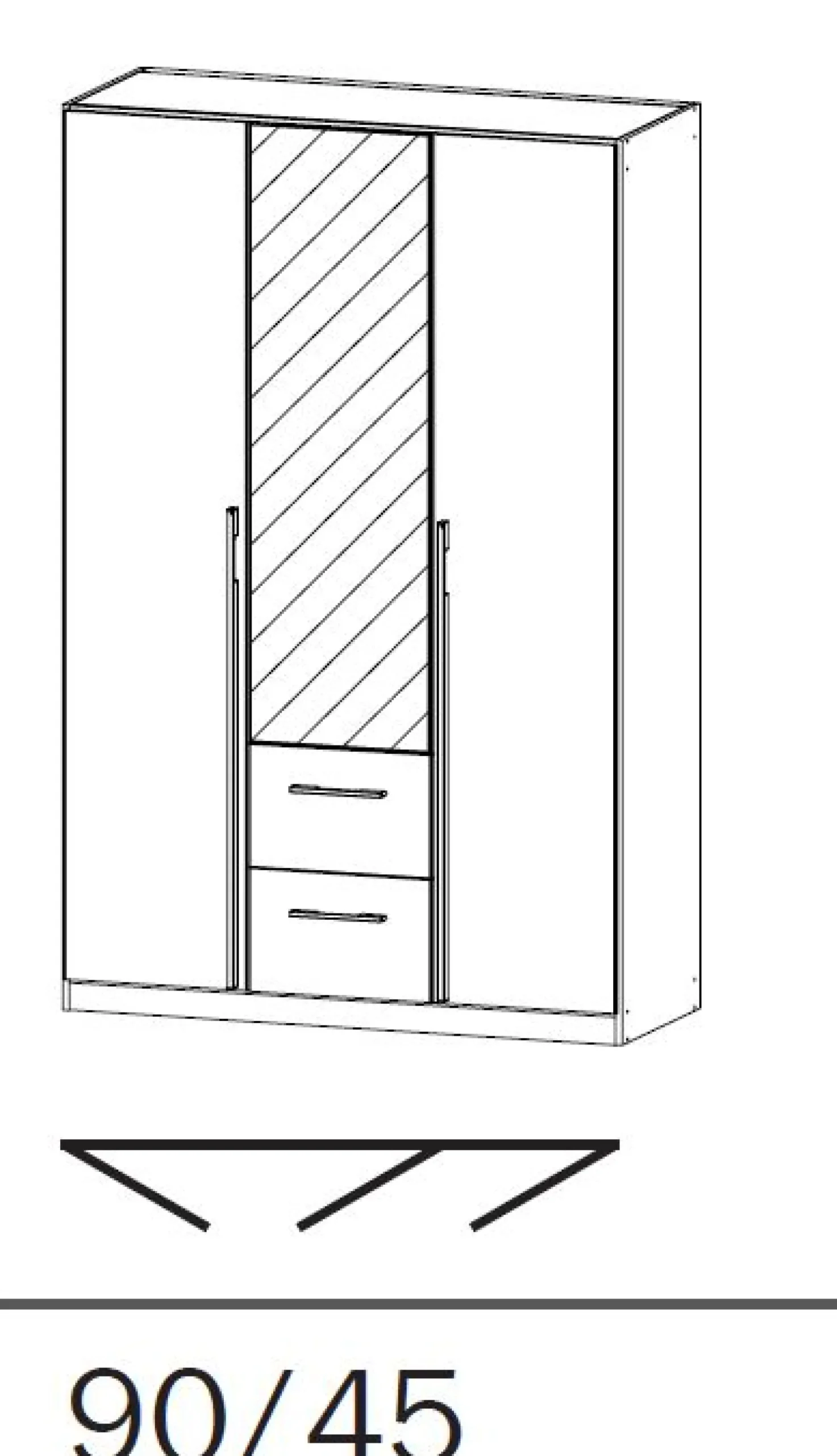 Drehtürenschrank ESSENSA