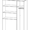 Drehtürenschrank HOMBURG