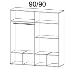 Drehtürenschrank KEMI