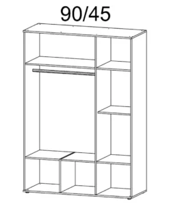 Drehtürenschrank KEMI