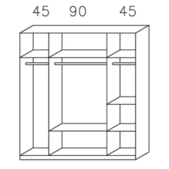 Drehtürenschrank KREFELD