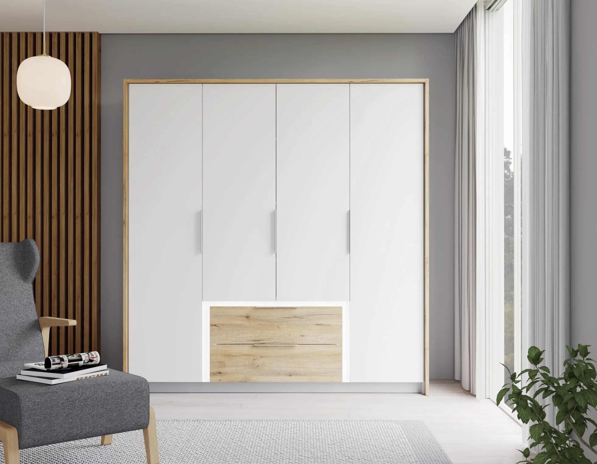 Drehtürenschrank LUANO