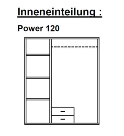 Drehtürenschrank POWER