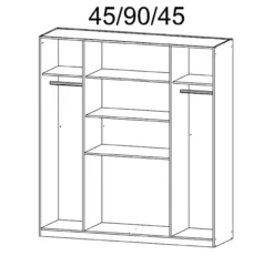 Drehtürenschrank SINSHEIM