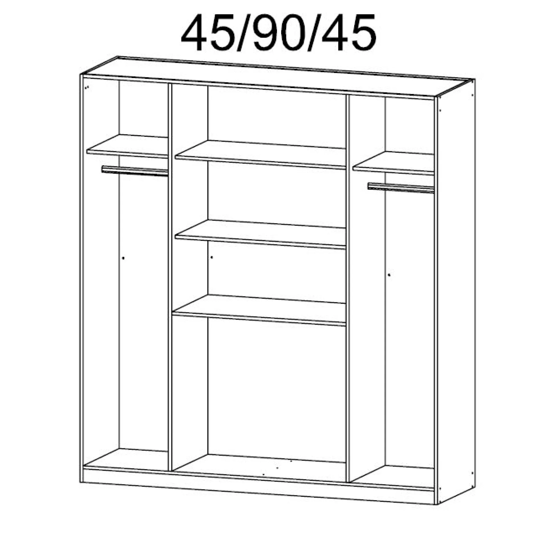 Drehtürenschrank SINSHEIM