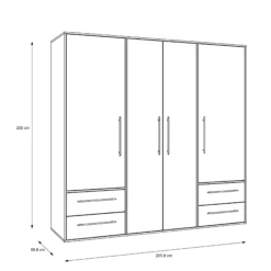 Drehtürenschrank VALGA