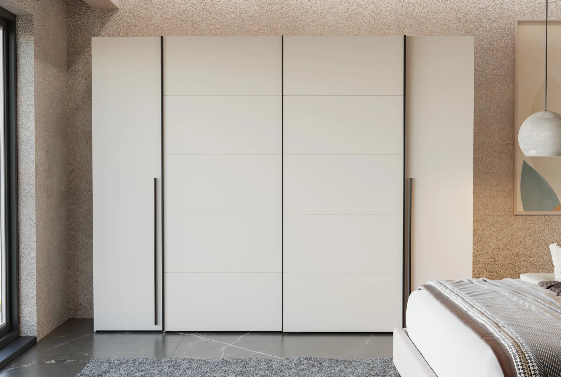 Dreh- und Schwebetürenschrank NARAGO