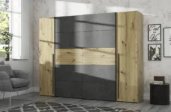 Dreh- und Schwebetürenschrank NARAGO