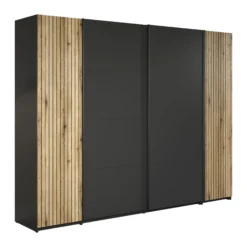 Dreh- und Schwebetürenschrank ESTEBAN