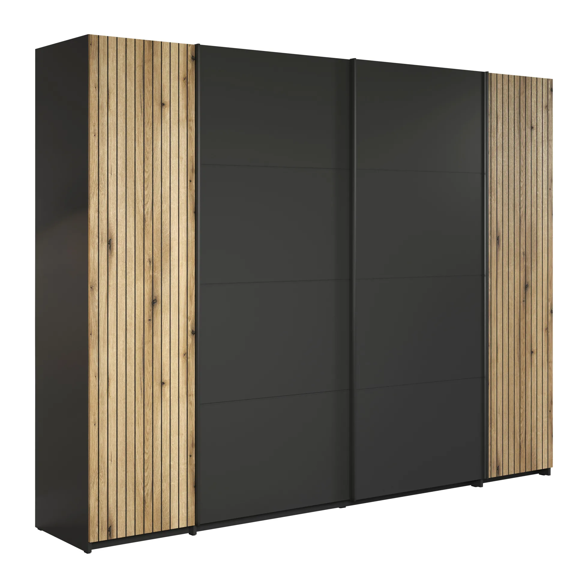 Dreh- und Schwebetürenschrank ESTEBAN