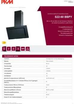 Dunstabzugshaube S22-60 BBPY