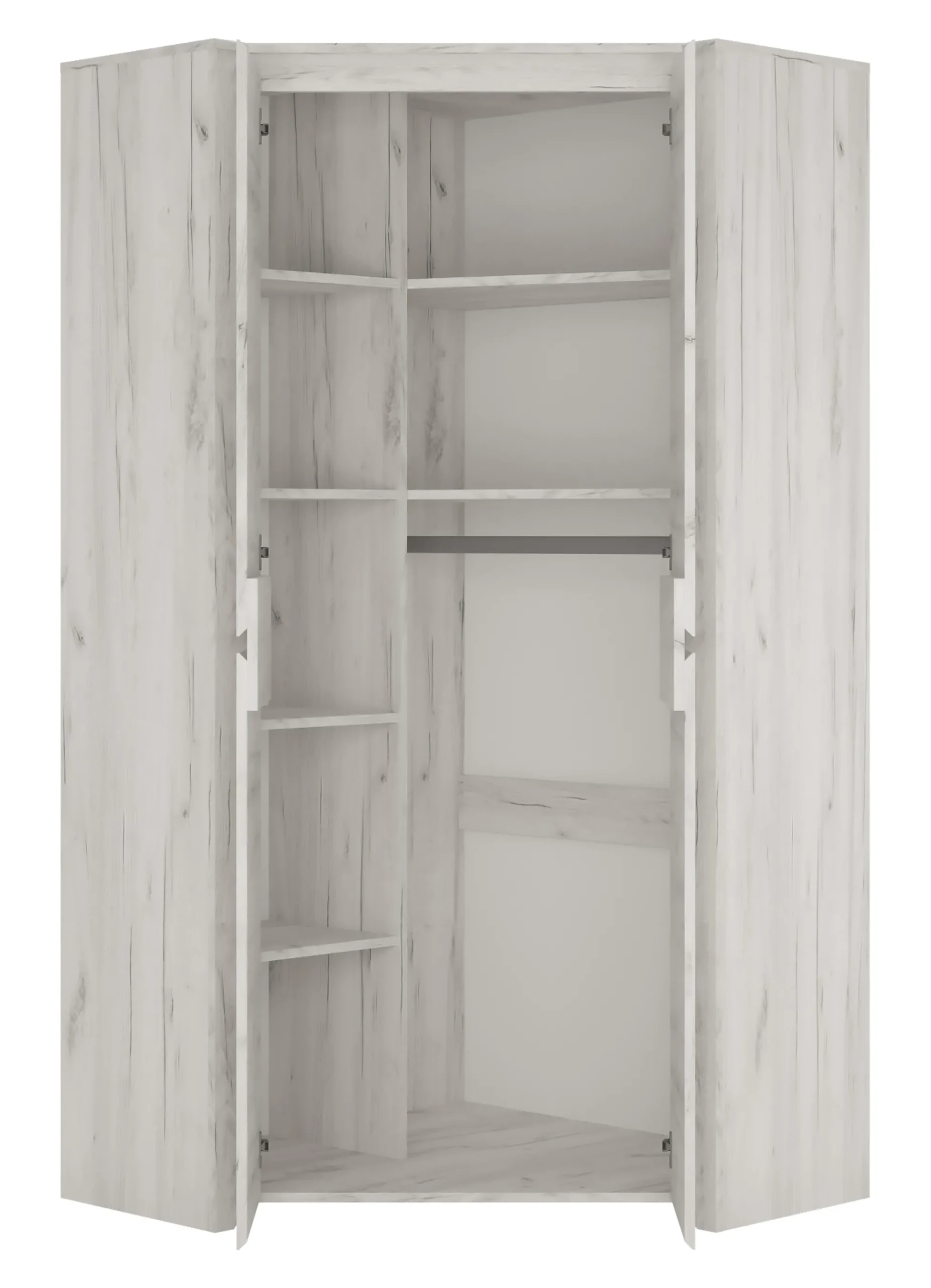Eck-Kleiderschrank ANGEL