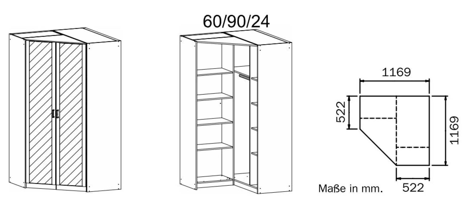 Eckschrank BREMEN
