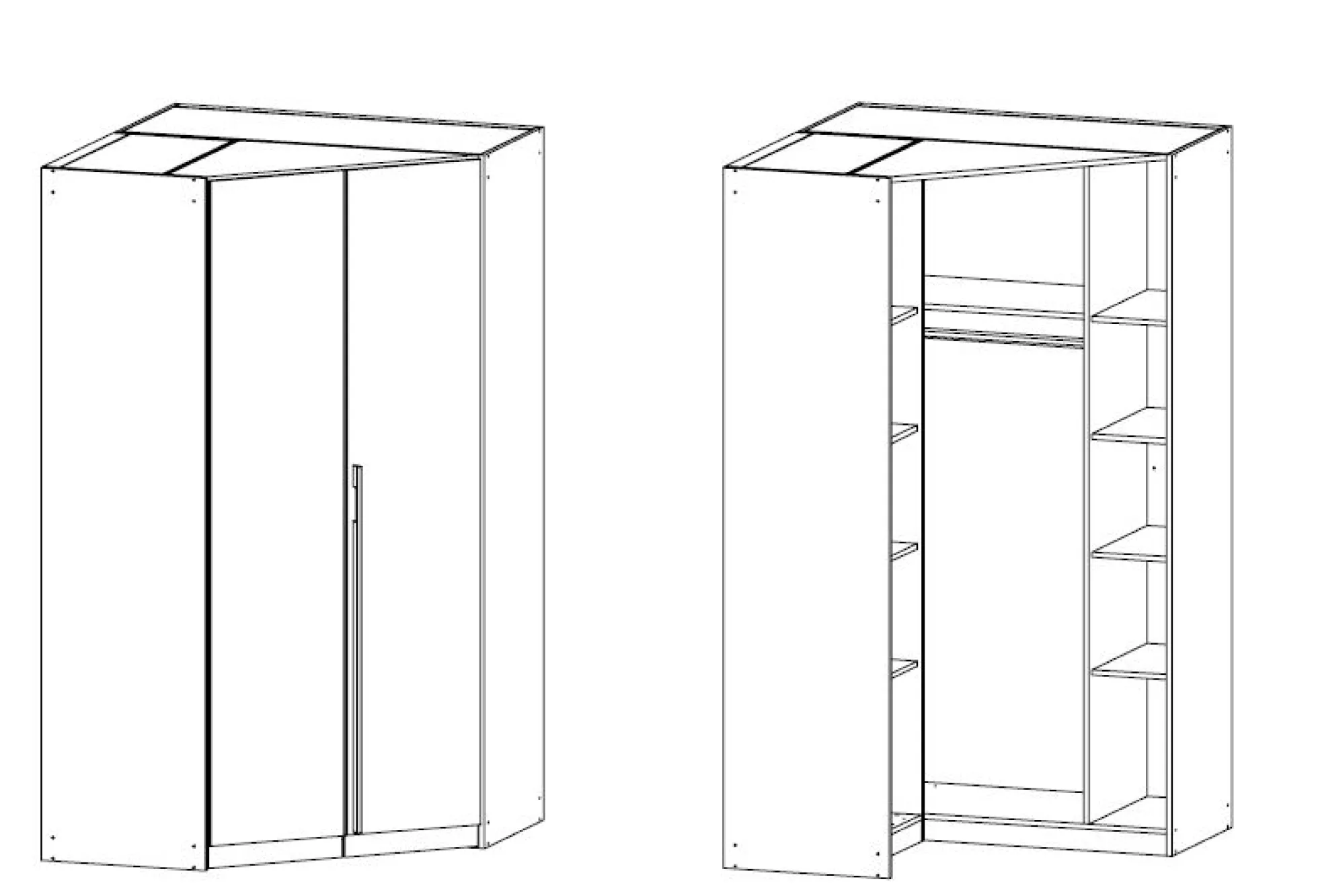 Eckschrank ESSENSA